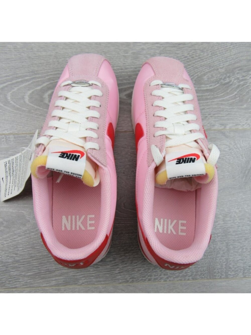 Nike Cortez TXT Valentine's Soft Pink Red Women's Size 8 Sneakers NEW - Picture 9 of 13